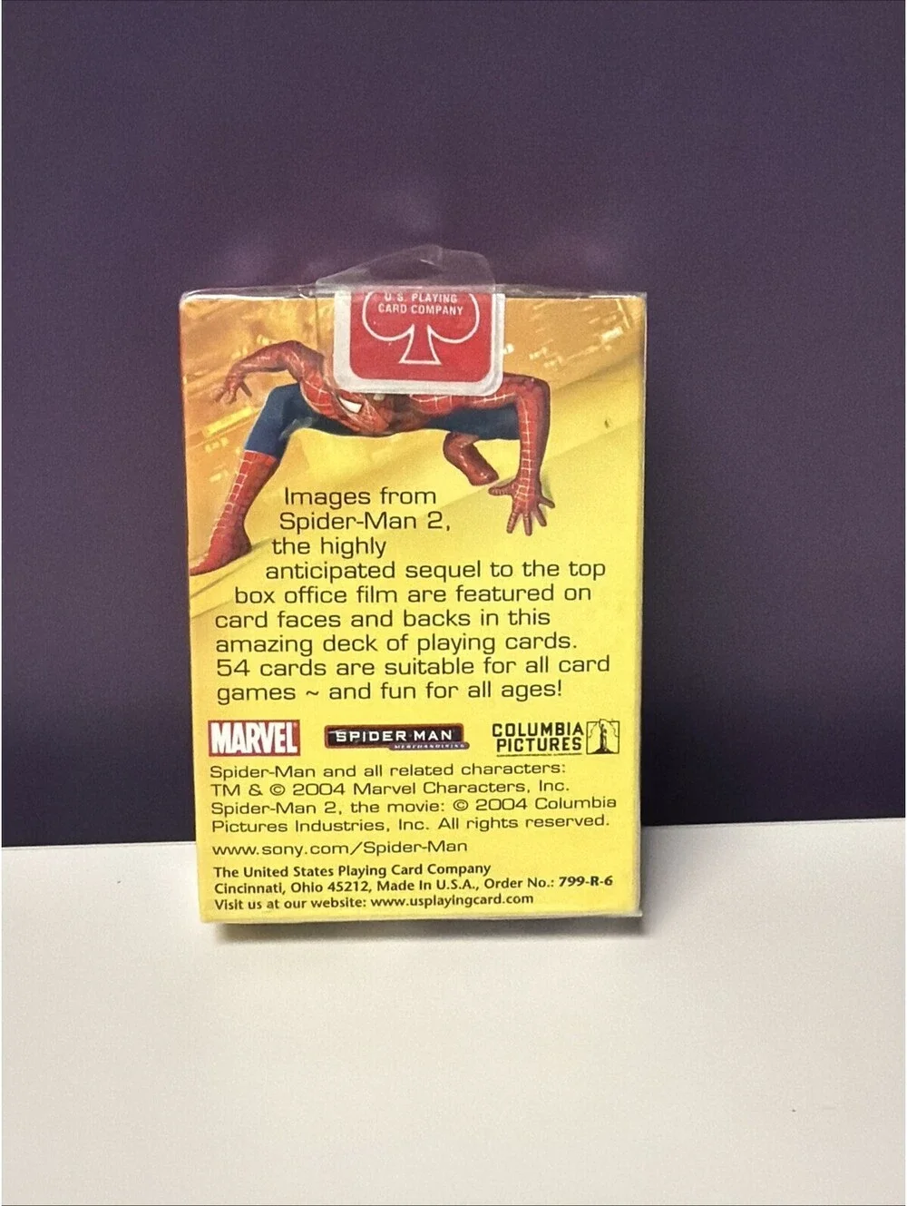Vintage Spider-Man 2 Movie Playing Card Deck Brand New US Playing Card Co.